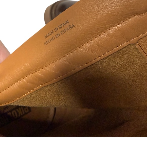 PIKOLINOS Cuero Lug Sole Block Heel Leather Boots Size 40 - Picture 14 of 14